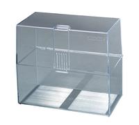 Herlitz Boîte à fiches 1906023 A6 transparente, livrée vide (Import Allemagne)