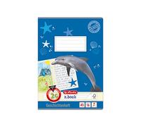 Herlitz 1957760 Cahier, format A5, linéature 3/ligné