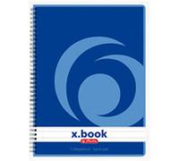 Herlitz 297515 Bloc à lettres « Smart Black » DIN A4 50 feuilles lignées
