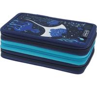 herlitz 300001484 herlitz étui pour écoliers TriCase "Deep Ocean", 31 pièces