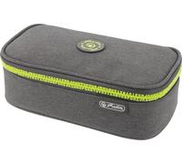 herlitz 300001574 herlitz trousse à crayons beatBox ABC vert/jaune, 22,5 x 7,0 cm