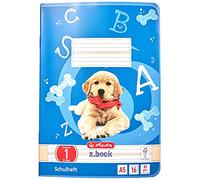 Herlitz 3320108 Cahier Format A5/16 Ligné Plusieurs coloris Lot de 10 (Import Allemagne)