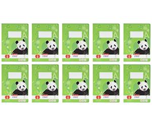 Herlitz 3320603 Cahier Format A5/16 Vierge Plusieurs coloris Lot de 10 (Import Allemagne)