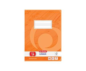 Herlitz 3321403 Lot de 10 cahiers A5/8 lignés (Plusieurs coloris) (Import Royaume Uni)