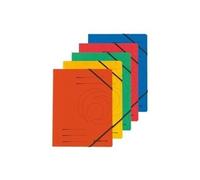 Herlitz - 5 x eckspanner easyorga, a4, colorspan-karton, weiß 11159647