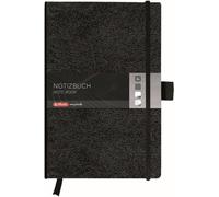 Herlitz 50001576 A4 96feuilles Noir bloc-notes - Blocs-notes (Universel, 96 feuilles, Noir, A4, 80 g/m², Papier quadrillé)