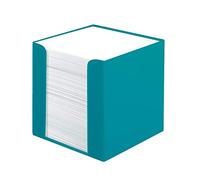 Herlitz 50015870 Boîte à notes avec 700 feuilles Turquoise caraïbes 9 x 9 cm