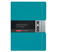 Herlitz 50015986 Cahier Flex, PP, 2 x 40 feuilles A4 Caribbean Turquoise