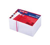 Herlitz 50019397 Lot de 1000 fiches bristol A8 Blanc 170 g/m²