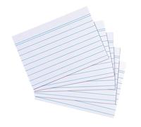 Herlitz Fiches bristol 50019397 – Lot de 200 – A8 170 g/m² Blanc