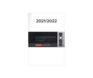 Herlitz 50032259 Calendrier de rechange 2021/2022 en format A5 pour agenda scolaire Flex, 1 pièce Blanc.