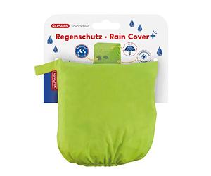 Herlitz 50033218 Housse de pluie pour cartable Jaune 16,5 x 14 x 4,5 cm, multicolore, 16.5 x 14 x 4.5 cm, Housse de pluie