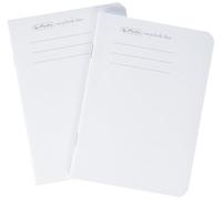 Herlitz 50033812 Recharge pour cahier de notes Flex A6 2 x 40 feuilles à pois Blanc