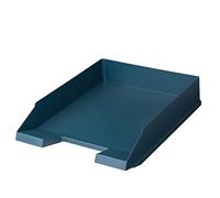 herlitz 50033959 Classic Lot de 5 corbeilles de classement en plastique recyclé Bleu foncé Format A4 et C4