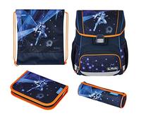 Herlitz 50037407 Loop Plus Galaxy Game Cartable 1 pièce, Multicolore, Galaxy Game