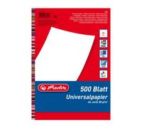 Herlitz 5033402 Lot de 500 feuilles de papier universel A4 80 g Blanc sans bois