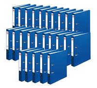 Herlitz 5450408 maX.file protect Lot de 25 classeurs avec plaque à insérer Bleu 5 cm
