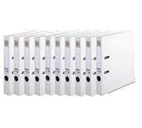 Herlitz 5450705 MaX.file protect Lot de 25 classeurs avec plaque à insérer Blanc 5 cm