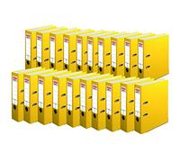 Herlitz 5481304 classeur à levier maX.file protect A4 8cm jaune, lot de 20 pièces