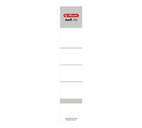 Herlitz 5966056 Lot de 10 Etiquettes de chemises Blanc