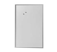 Herlitz 60 x 80 cm Tableau blanc magnétique - argent