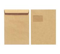 Herlitz 737494 Enveloppe C4 (229 X 324 Mm) Marron 10 Pièces