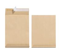 Herlitz 797514 Enveloppes à fenêtre Marron