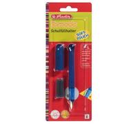 Herlitz 8621377 Stylo Plume Tornado Pour Gaucher, Plume M, Réservoir D'encre Coloré