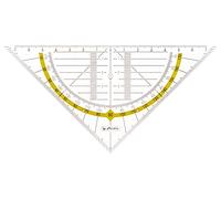 Herlitz 8700304 Equerre de géométrie Transparent