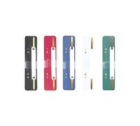 Herlitz 8767501 Bandes carnet PP 3,4 x 15 cm, lot de 10, couleurs assorties Multicolore 25 Stück Multicolore
