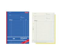 Herlitz 880427 Commande livre A4 104 2 x 40 Page autocopiant Sans bois (en langue allemande)