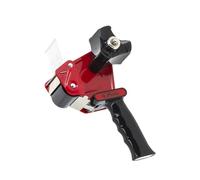 Herlitz Dévidoir à main pour ruban d'emballage 8842700 – métal/plastique gris/rouge