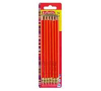 Herlitz 8850604 Pack de 24 crayons à papier Scolair HB avec gomme intégrée en bois FSC laqué