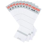 Herlitz 9743105 Lot de 10 Etiquettes de chemises Blanc