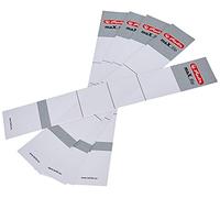 Herlitz 9743154 Lot de 10 Etiquettes de chemises Blanc