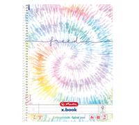 Herlitz A4 Spiral Notepad 80 Sheets Ruled (Style 27 Ruling) - New Batic Freedom