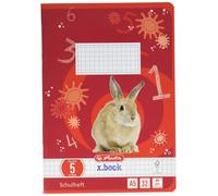Herlitz A5 Line Style 05 (Squared Wood Paper 80 g/m²; Crystal Heart Measures 5 x