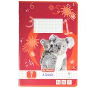 Herlitz A5 Notebook 07 Rules, Squared Wood-Free Paper 80 GSM, 7 x 7 mm, 32 Sheet