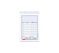 Herlitz A6 Receipt Book with Rake List - 2 x 50 Blatt 1 Pack of 10