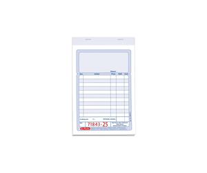 Herlitz A6 Receipt Book with Rake List - 2 x 50 Blatt 1 Pack of 10