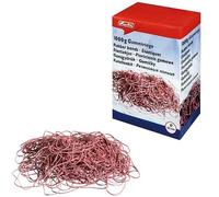 Herlitz anneau en caoutchouc 125g 60mm diamètre rouge boîte