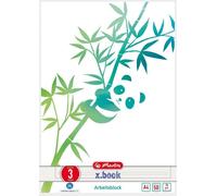 Herlitz Arbeitsblock A4 GREENline 50 Bl. Lineatur 03 Panda