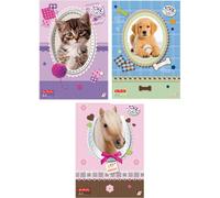 herlitz Bloc à colorier Pretty Pets DIN A4, 70 g/qm, 75 feuilles