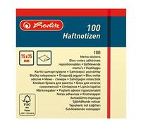 Herlitz Bloc mémo 75 x 75 mm Jaune