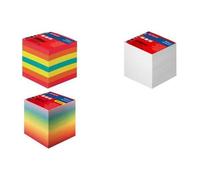 Herlitz Bloc-Notes Cube, 90 X 90 Mm, Coloré, 80 G/M2