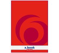 Herlitz bloc-notes x.book A4 non perforé quadrillé 50 feuilles