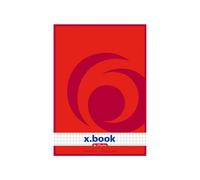 herlitz Bloc-notes x.book, A5, non perforé, 50 feuilles, quadrillé