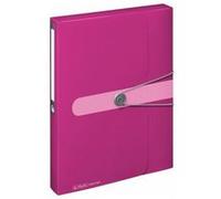 Herlitz Boîte de classement A4 polypropylène – dos 4 cm, étiquette au dos, imprimé design, baie opaque