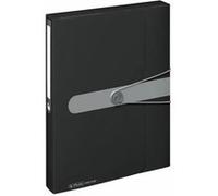 herlitz Boîte de classement easy orga to go, A4, noir opaque Noir G
