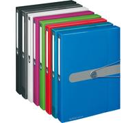 herlitz boîte de classement easy orga to go DIN A4 bleu transparent